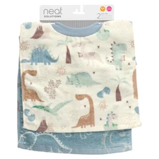 Baby Bibs, 6M+, Dinosaurs, 2 Count