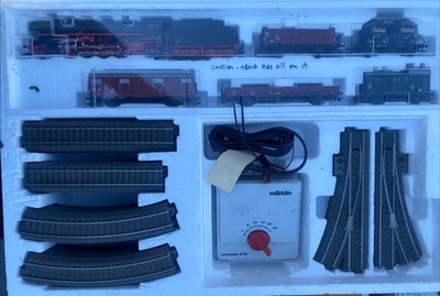 Ho Scale Marklin 00625 German Freight Train Set Locomotive Track +