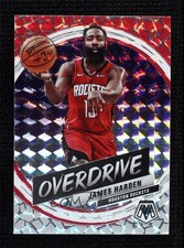 2019-20 Panini Mosaic Overdrive James Harden #19 1s6