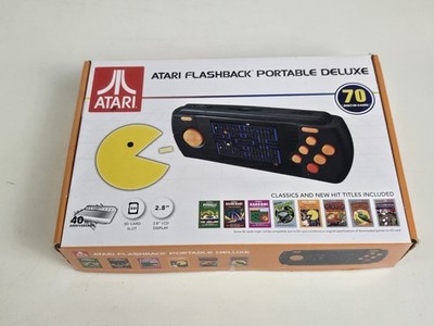 Atari Flashback Portable Black Handheld Console 70 Built in Games New Open Box 