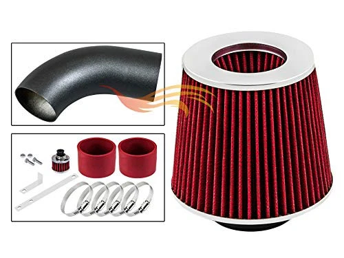 Kit de admisión de aire BCP RW ROJO para Audi A4/A6 2002-2005 3,0 L SFI V6 RAM + filtro Foto 3 de 3