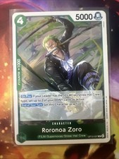 Roronoa Zoro Rare (R) OP13-037 Carrying On His Will English Foil