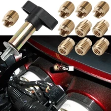 Batwing Inner Fairing Brass Windshield Inserts for Harley Electra Street Glide