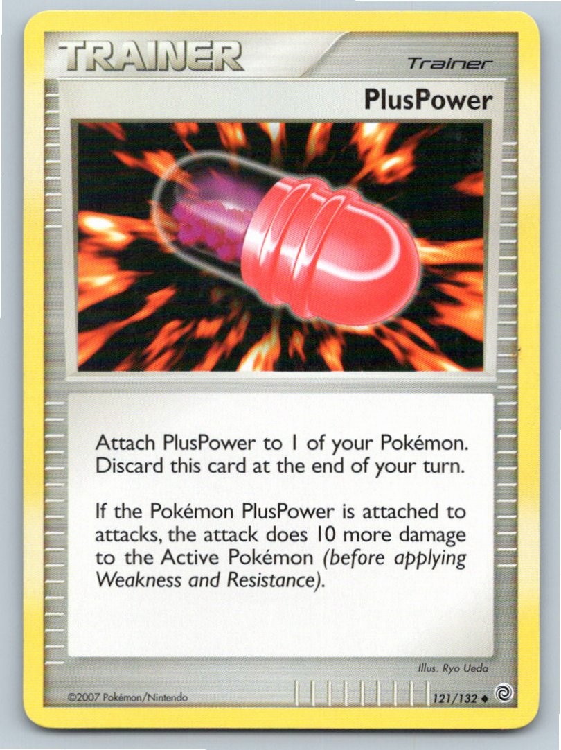 2007 POKEMON SECRET WONDERS PLUSPOWER 121/132 UC NM A97570 FREE S&H