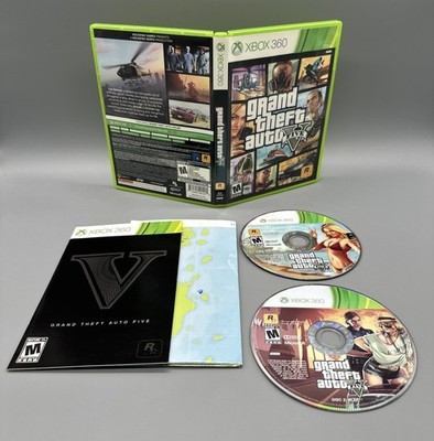 Grand Theft Auto 5 V Xbox 360 CIB Complete Map Poster