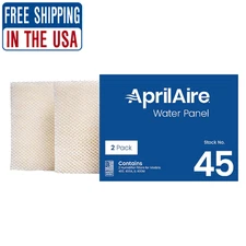 2pk AprilAire 45 Water Panel Humidifier Filter for Whole-House 400, 400A, 400M
