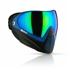 Dye Invision i4 Pro Paintball Goggle System Mask GSR Pro Strap Seatec Blue NEW