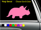 Triceratops Cute Dinosaur Jurassic Decal Laptop Window Sticker CHOOSE SIZE COLOR