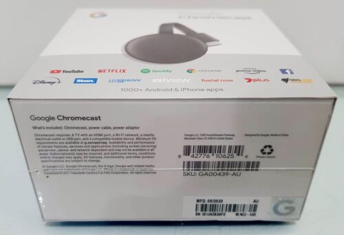 Google Chromecast 3rd Generation HDMI Digital Media Video Sorry OUT OF STOCK - Bild 4 von 8