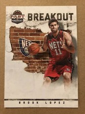 2011-12 Panini Past and Present Breakout #9 Brook Lopez Basketball Card