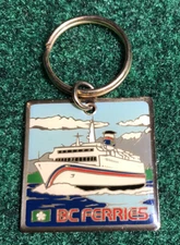 BC Ferries Ferry Canada Ship Ocean Liner Boat Keychain Key Chain Keys