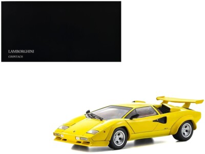 Kyosho Lamborghini Countach LP 5000 Quattrovalvole Yellow 1/18