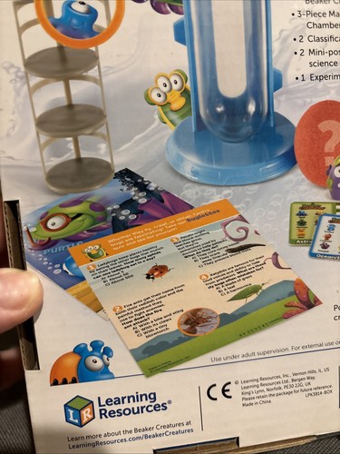 Learning Resources LER3814 BEAKER CREATURES Magnification Chamber 10pc Set NEW - Picture 4 of 11