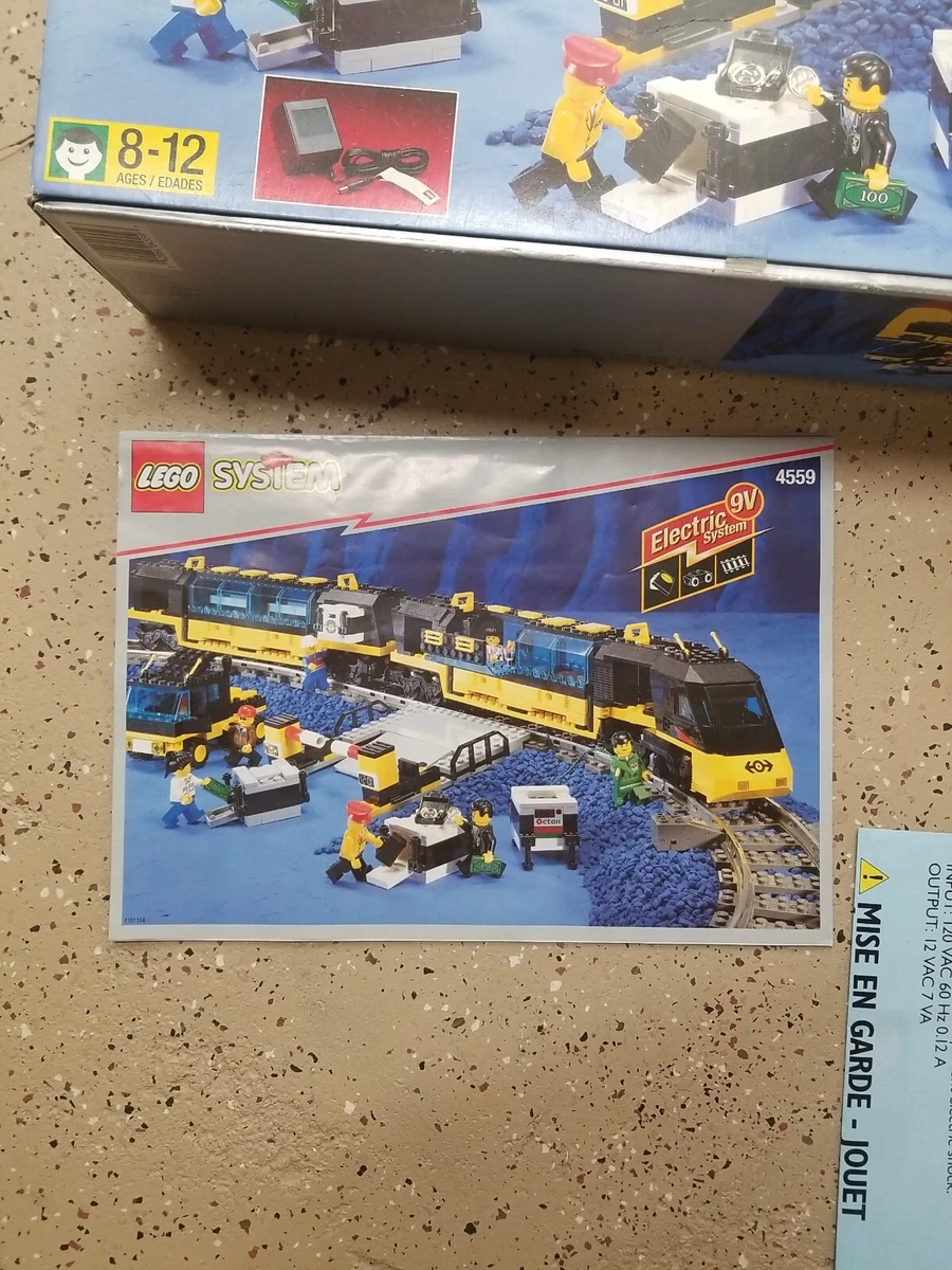 LEGO Electric 9V Train Set 4559 RRPLACEMENT Instructions Box