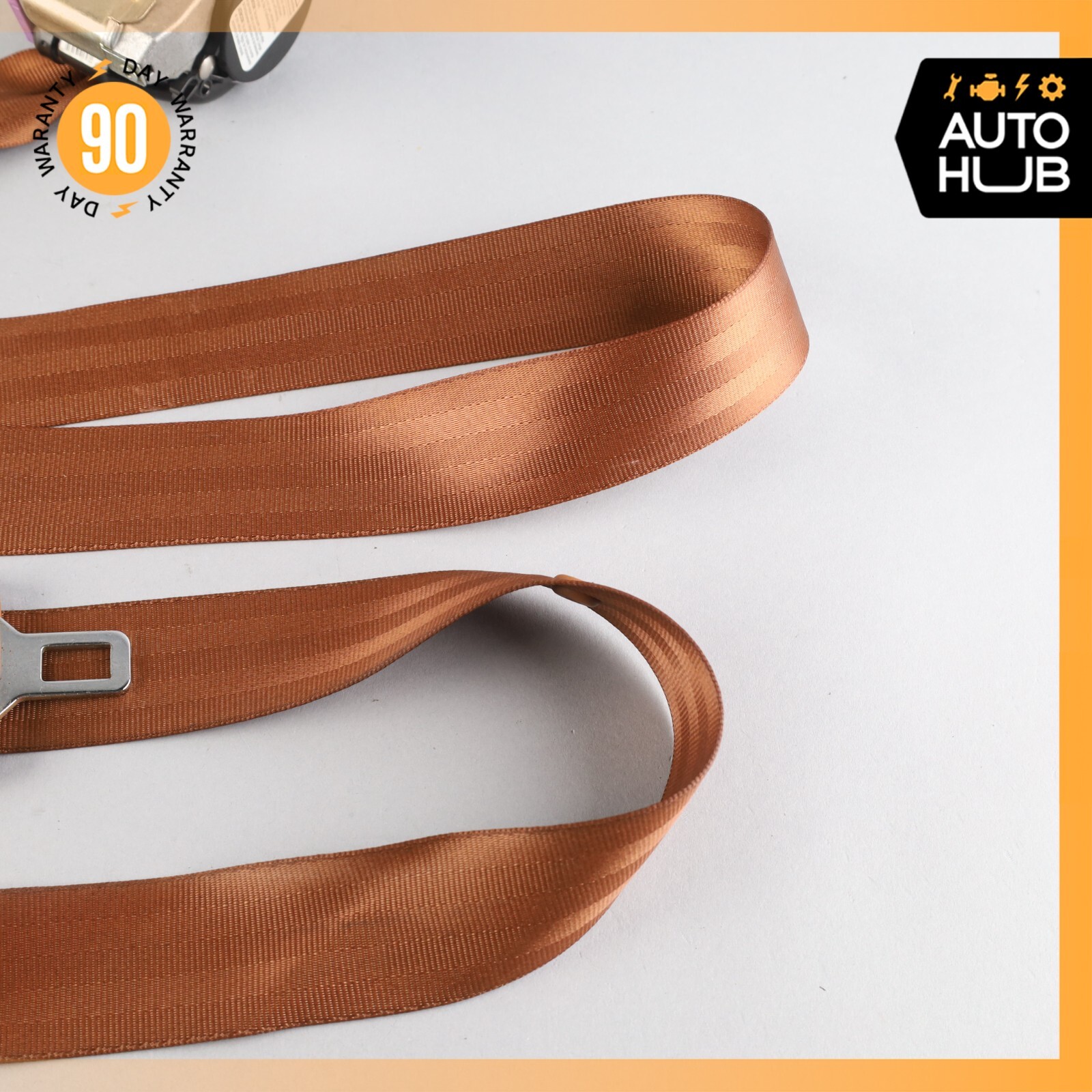 07-11 Bentley Continental GTC Rear Right or Left Side Seat Belt Brown OEM 46k