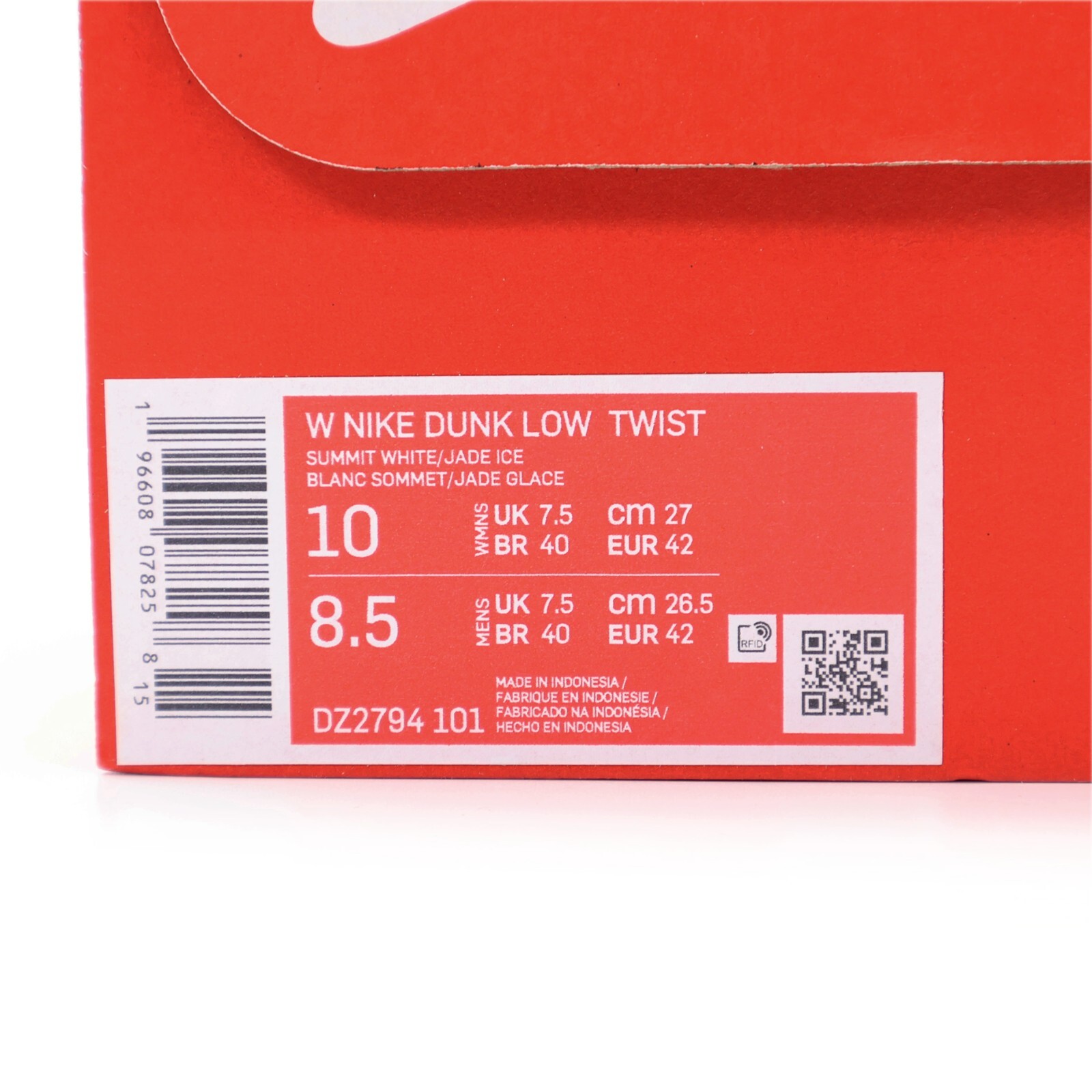 DZ2794-101 Nike Dunk Low Twist Summit White Jade Ice Mint Blue Ocean (Women's) image 9