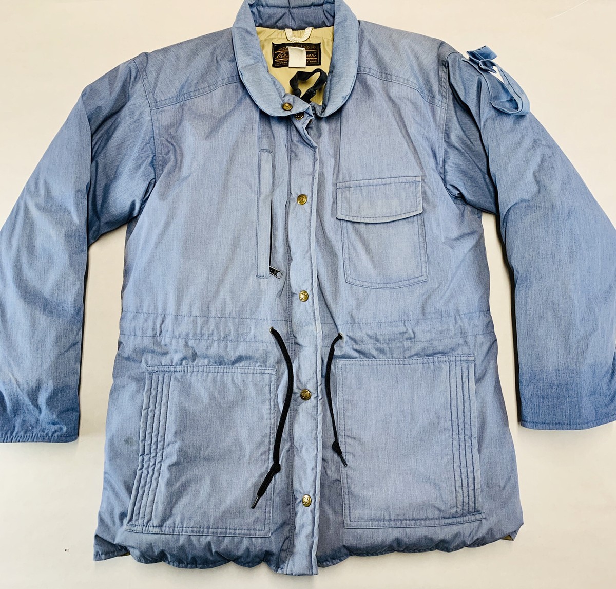 Eddie Bauer 70’s goose dawn best Vintage 70s Eddie Bauer Goose Down Jacket Made in USA Blue
