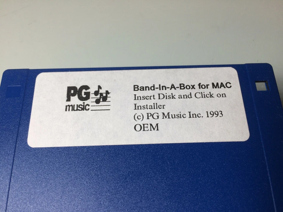 PG Music 'Band-In-A-Box for Mac Floppy disc Installer - Image 2 of 4