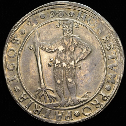 1608 Germany Brunswick-Wolfenbuttel Wildman Silver Thaler DAV-6285 | NGC AU58