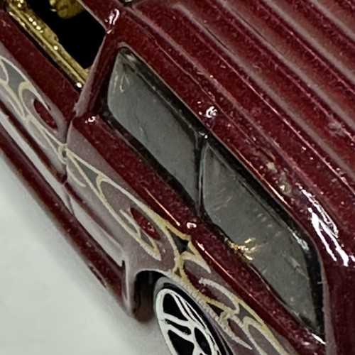 Hot Wheels 2003 First Editions Boom Box Metallic Maroon Black Flames 23/42 Loose - Picture 10 of 12