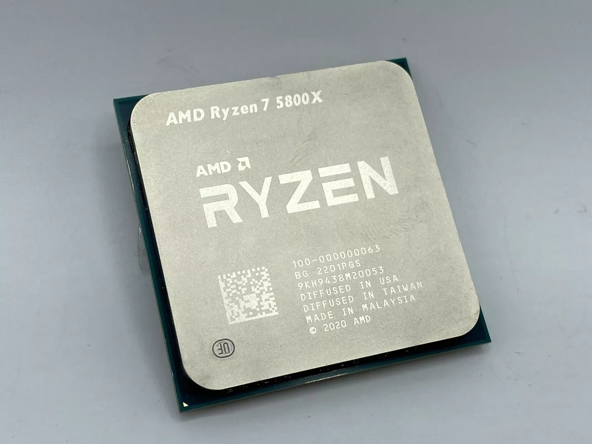 AMD Ryzen 7 5800X R7 5800X 5800X 3.8 GHz Eight-Core 16-Thread CPU