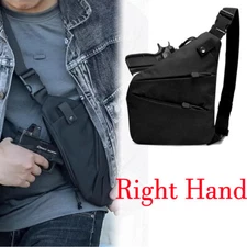 Tactical Shoulder Chest Bag Pistol Holster Crossbody Range Gun Concealed Carry