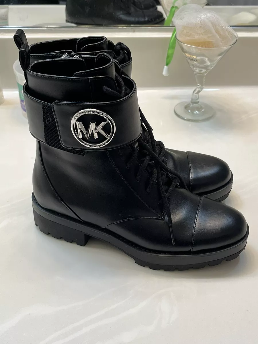 Mk black boots cheap