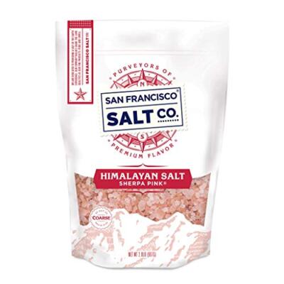 Pink Himalayan Salt - 2 lb. Bag Coarse Grain - for Grinders and Salt Mills