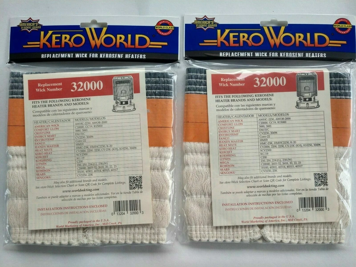 Sengoku HeatMate HMC-23K TWO WICKS Kero-World Wick # 32000 Kerosene Heater  Wick 13204320003 | eBay