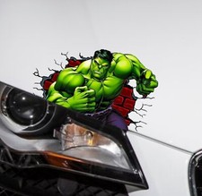 1x INCREDIBLE HULK CAR STICKER PEEKER GRAPHICS,DECALS,VINYL PK9