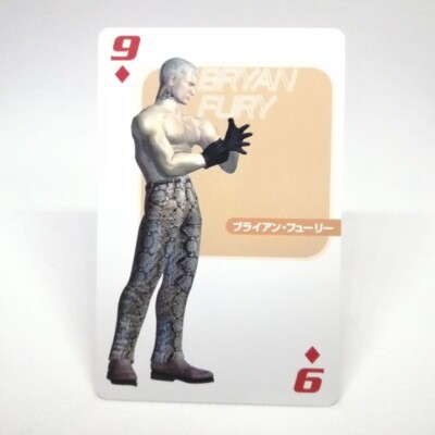 9 BRYAN FURY DIA Tekken 3 Spielkarten Orico Karte Not for Sale Namco