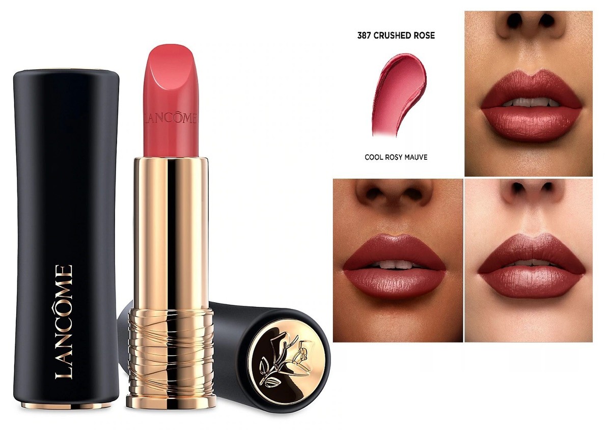 Lancome L'Absolu Rouge Cream Shaping Lipstick 387 CRUSHED Rose