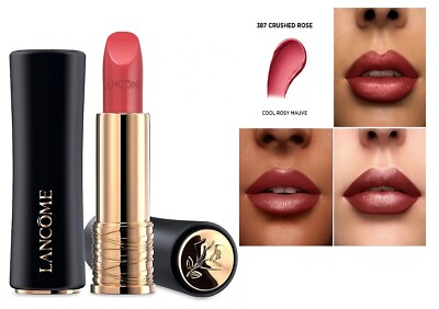 Lancome L'Absolu Rouge Cream Shaping Lipstick 387 CRUSHED Rose