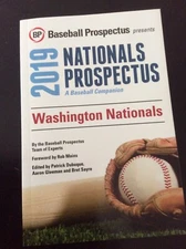 Baseball Prospectus Presents WASHINGTON NATIONALS 2019 Companion - NEW PAPERBACK