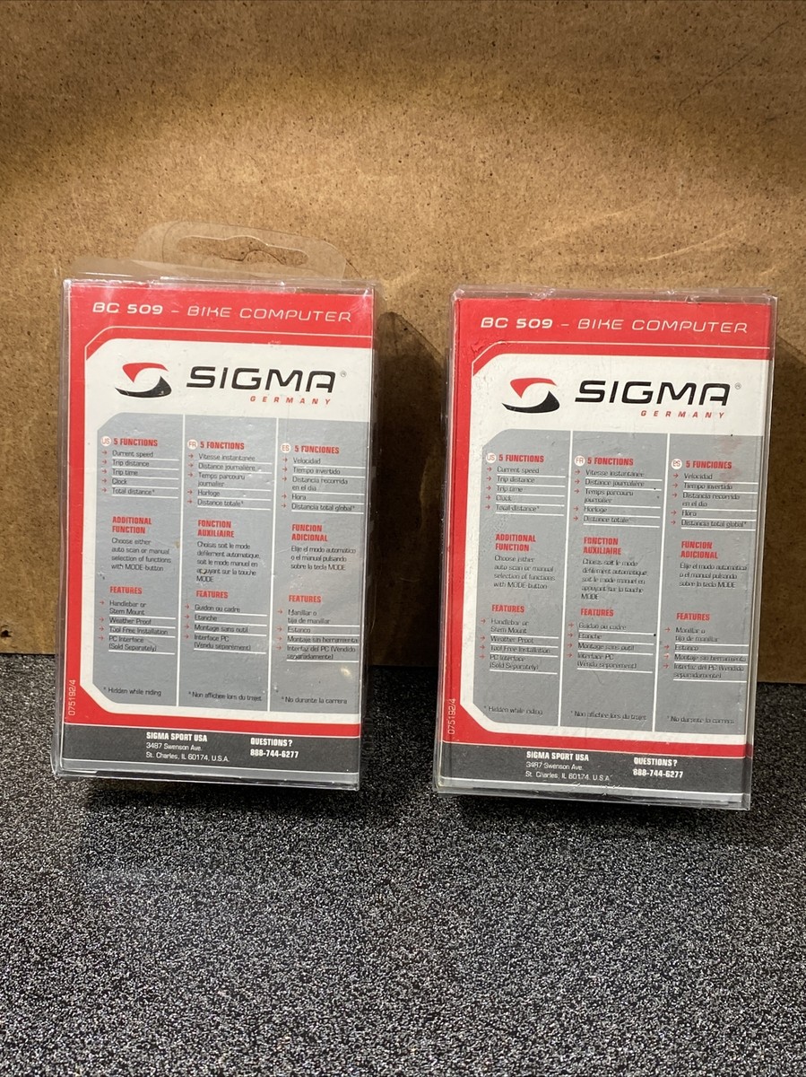 【専用出品】CBN5本 CBG2本 アイソレート2g 2 Sigma Sport BC 509 Cycling ComputerSigma Sport made in