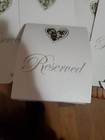 Reserved Table Number Tent Cards Amscan 11 Pieces confetti hearts Event Wedding — photo 5