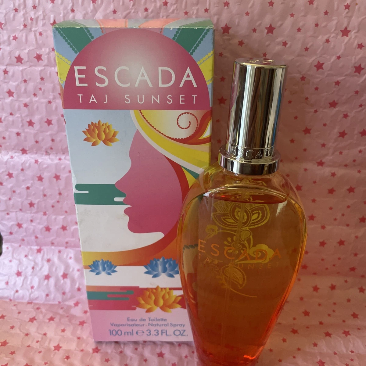 TAJ SUNSET by ESCADA 3.3 FL oz / 100 ML Eau De Toilette Spray In Sealed Box