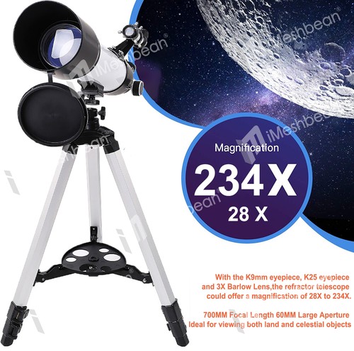 Clearance PRO Astronomical Telescope w/ High Tripod Travel Bag Adults Kids Gift - Picture 5 of 15