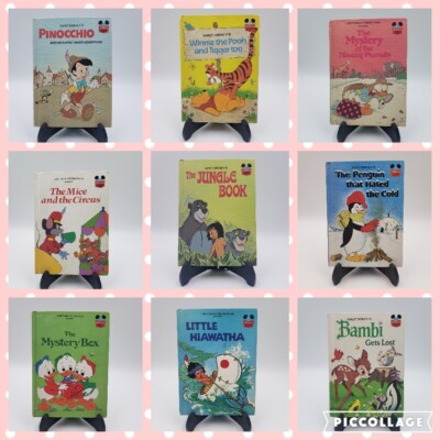 Vintage Disney Wonderful World of Reading Hardcover Children's Books *UR Choice*