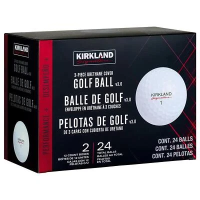 Kirkland Signature 3-teilig​ Urethanabdeckung​ neongelb Golf Pack Anzahl 24 Bälle