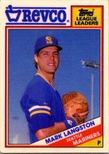 1988 Topps Revco League Leaders #33 Mark Langston