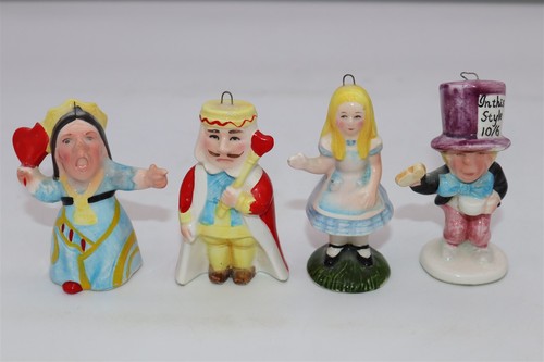 (4)Figure Vintage Company Of Friends Alice in Wonderland 1979 porcelain Ornament - Picture 2 of 6