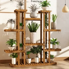 Heavy Duty Large Plant Stand Indoor Outdoor Planter Flower Holder Shelf Rack USA