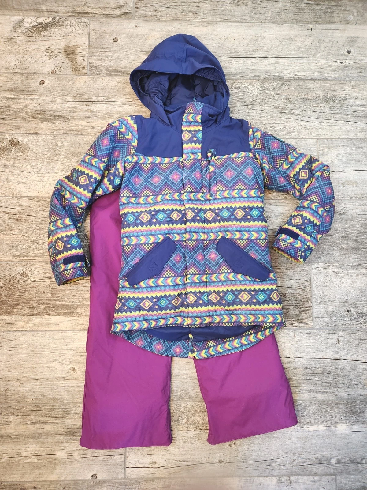 burton dryride hooded ski snowsuit jacket
