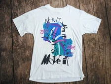 Vintage 90s Move It Jam It Slam It Kick It Single Stitch Tee Shirt