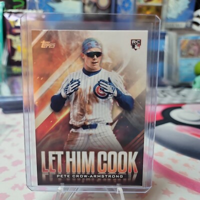 Pete Crow Armstrong 2024 Topps Update Let Him Cook RC Cubs