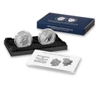 2024 S REVERSE PROOF $1 MORGAN and PEACE SILVER DOLLAR TWO COIN SET OGP COA