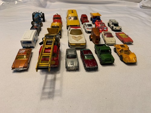 Corgi Vintage Diecast 1960s 70s England Big Toy Car Lot of 21 Jeep FC-150 VW etc - Picture 3 of 7