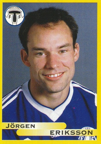 166 JORGEN ERIKSSON # SCHWEDEN TRELLEBORGS.FF STICKER FOTBOLL ALLSVENSKAN 1999 - Bild 1 von 2
