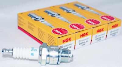 4 Pack Genuine Authentic NGK 1098 Nickel Spark Plugs BR7HS10